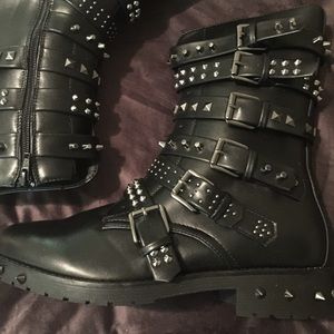 Black Combat Boots